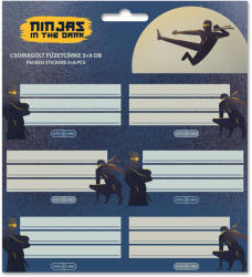 Ars Una Ars Una: Ninjas in the dark csomagolt füzetcímke 3x6 db-os (53834577)