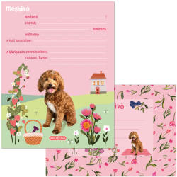 Ars Una Ars Una: Cute Animals doggie kutyás partimeghívó borítékkal 10-db (50224586) - jatekshop