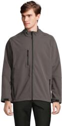 SOL'S Férfi Relax Soft Shell kabát 2XL barna|szürke