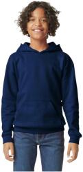 Gildan Gyermekek/gyerekek Softstyle Plain Fleece Midweight kapucnis pulóver kék
