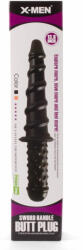 X-Men 13.8" Sword Handle Butt Plug Black I - tobuy