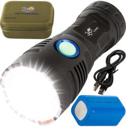 Bailong Taktikai zseblámpa Bailong Cree COB LED XHP90 Erős