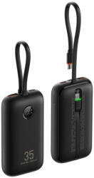 VEGER powerbank 10000 mAh Type C / Lightning PD QC3.0 35W K1 (W1188) fekete