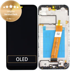 Samsung Galaxy S24 FE - LCD Kijelző + Érintőüveg + Keret (Graphite) - GH82-35848A Genuine Service Pack, Graphite