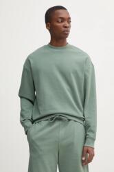 HUGO BOSS pamut melegítőfelső zöld, férfi, sima, 50525892 - zöld XXL