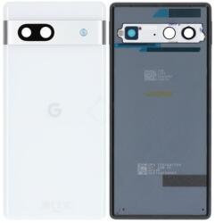 Google Pixel 7a - Akkumulátor Fedőlap (Snow) - G949-00389-00 Genuine Service Pack