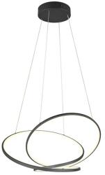 TRIO Darvin fekete LED függesztett lámpa (TRI-349119132) LED 1 izzós IP20 (349119132)