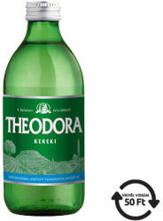 Theodora Ásványvíz Theodora eldobható üveges, 0, 33l, dús, DRS díjas