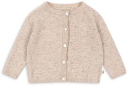 Konges Sløjd gyapjú gyerek kardigán MINO KNIT CARDIGAN bézs, KS101614 - bézs 92