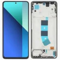 Xiaomi Redmi Note 13 4G, LCD kijelző érintőplexivel és előlapkerettel, kék (56000100N700) (SERVICE PACK) (GYÁRI)