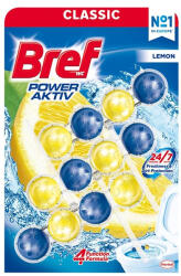 Bref wc tisztító golyós Mega Pack (3DB-OS, 9csg/karton) power aktiv 3X50g lemon (9000100753371)