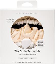 Veganboost Szatén Scrunchie, Mix - 6 darab - labelhair