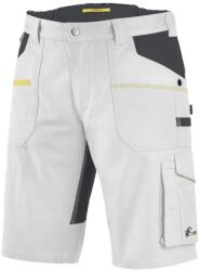 CXS Pantaloni scurți de lucru CXS STRETCH - Albă / gri | 62 (1060-027-109-62)