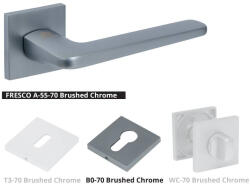 Bussare CLASSIC Fresco Négyzetrozettás A-55-70 Szatén króm felület PZ (25-A55700-52)