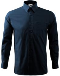 MALFINI Cămașă pentru bărbați Style Long Sleeve - Albastru marin | L (2090215)