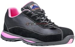 Portwest FW39 Steelite női védőcipő (38) S1P HRO (FEKETE/PINK) (FW39BPR38)