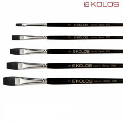 Kolos Classic 3016 lapos mókusszőr kefe | Various Sizes