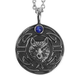 NNM pandantiv Wolf Head Blue Eye - SS8-232P