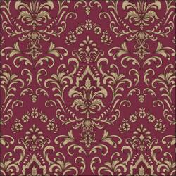 Ambiente Baroque ornament bordeaux papírszalvéta 33x33cm, 20db-os