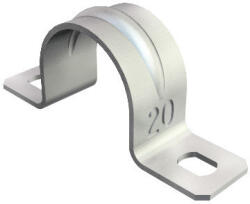 Obo Bettermann 1018213 - 605 21 G - Rögzítőbilincs két rögzítő füllel 21mm galvanikusan horganyzott, DIN EN 12329 (1018213)