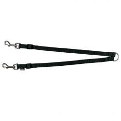 TRIXIE Lesa Dubla Chinga XS-M 40-70 cm 15 mm Negru 201101