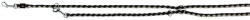 TRIXIE Lesa Cavo Coarda, Reglabila, S-M: 2 m 12 mm, Negru Grafit, 143520