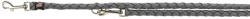 TRIXIE Lesa Cavo Coarda, Reglabila, S-M: 2 m 12 mm, Grafit, 143516