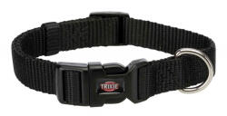 TRIXIE Zgarda Premium, S: 25-40 cm 15 mm, Negru, 202201