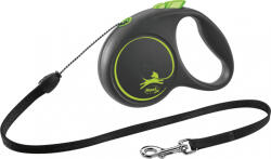 flexi Lesa Flexi Black Design, Snur, S: 5 m 12 kg, Verde, 12254