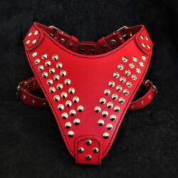 Bestia Ham Star, Piele Naturala, M, Rosu Negru
