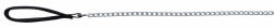 TRIXIE Lesa Lant Cu Maner Din Neopren, M-L: 1.00 m 3.0 mm, Negru, 14021