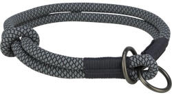 TRIXIE (-25%) Zgarda Coarda Soft, Semistrangulanta, S-M: 40 cm 10 mm, Negru Gri, 1984501
