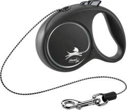 flexi Lesa Flexi Black Design, Snur, XS: 3 m 8 kg, Negru, 12241