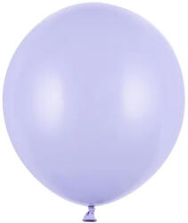 Partydeco Strong 17" (43cm-es) Latex léggömb, Pasztell Levendula lila (LUFI828085)