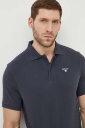 Barbour pamut póló sötétkék, sima - sötétkék S - answear - 21 990 Ft