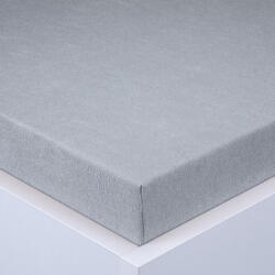 decoDoma Cearşaf cu elastic frotir EXCLUSIVE gri 180 x 200 cm