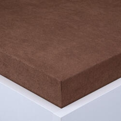 decoDoma Cearşaf cu elastic frotir EXCLUSIVE maro închis 160 x 200 cm