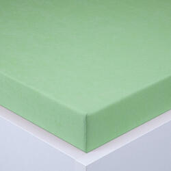 decoDoma Cearşaf cu elastic frotir EXCLUSIVE verde deschis set 2 buc 90 x 200 cm