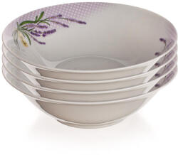 BANQUET Set boluri din porţelan LAVANDĂ, 4 buc Castron