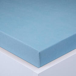 decoDoma Cearşaf cu elastic frotir EXCLUSIVE albastru ceresc 90 x 200 cm