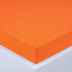 decoDoma Cearşaf cu elastic frotir EXCLUSIVE portocaliu 180 x 200 cm
