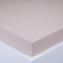 decoDoma Cearşaf cu elastic frotir EXCLUSIVE culoarea cafelei set 2 buc 90 x 200 cm