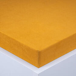 decoDoma Cearşaf cu elastic frotir EXCLUSIVE muştar 160 x 200 cm