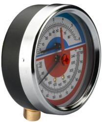 IVAR Termomanometru cu racord radial Ivar 1/2 FE 120 C 6 bar (509141R)