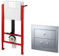 WIRQUIN Bazin ingropat Wirquin cu sistem de prindere si clapeta crom mat (50950040)