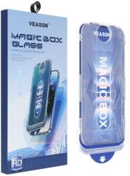 Veason 6D Pro Veason Easy-Install Glass edzett üveg fekete szegéllyel iPhone 16 Plus