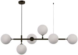 Light Prestige Lustra Alisa Negru 6xE14 (LP-005/6P BK/WH)