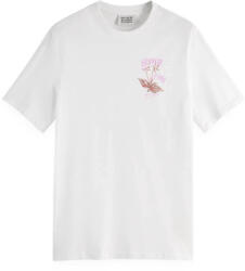 Scotch & Soda T-Shirt Front And Back Artwork 179945 SC101 white