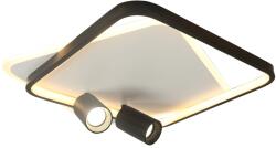 Light Prestige Plafoniera Parma 2 patrat Negru 2xGU10 LED CCT (LP-0612/2C Square BK)
