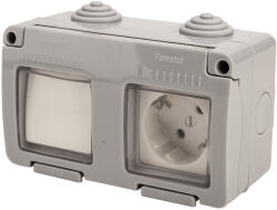 Evotools Priza Schuko + Intrerupator Exterior Promo (683043)